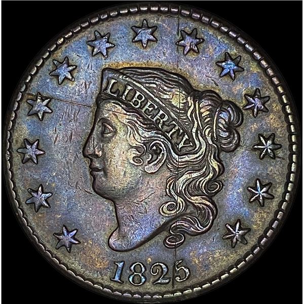 1825 Coronet Head Large Cent HIGH GRADE