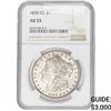 Image 1 : 1890-CC Morgan Silver Dollar NGC AU55