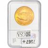 Image 2 : 1908 $20 Gold Double Eagle NGC MS63 No Motto