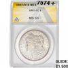 Image 1 : 1883-CC Morgan Silver Dollar ANACS MS65