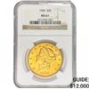 Image 1 : 1904 $20 Gold Double Eagle NGC MS61