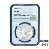 Image 1 : 1887 Morgan Silver Dollar NGC MS65