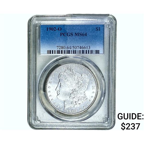 1902-O Morgan Silver Dollar PCGS MS64