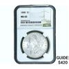 Image 1 : 1888 Morgan Silver Dollar NGC MS65