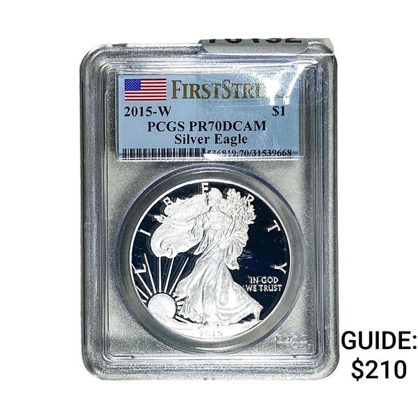 2015-W Silver Eagle PCGS PR70 DCAM