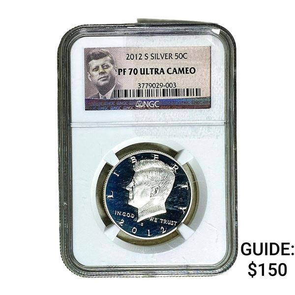 2012-S Kennedy Half Dollar NGC PF70 Ultra Cameo