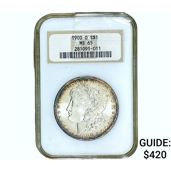 1900-O Morgan Silver Dollar NGC MS65