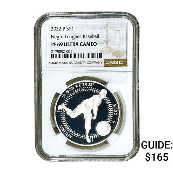 2022-P Silver $1 NLB NGC PF69 Ultra Cameo