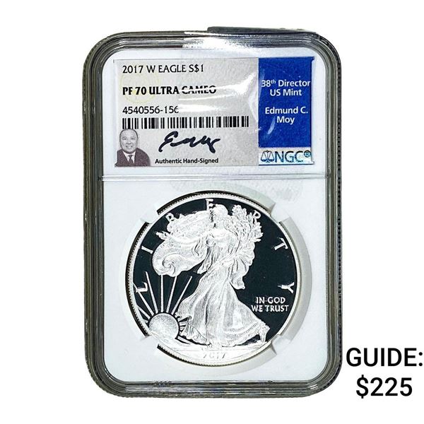 2017 Silver Eagle NGC PF70 Ultra Cameo