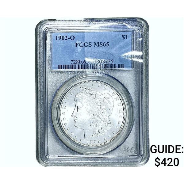 1902-O Morgan Silver Dollar PCGS MS65