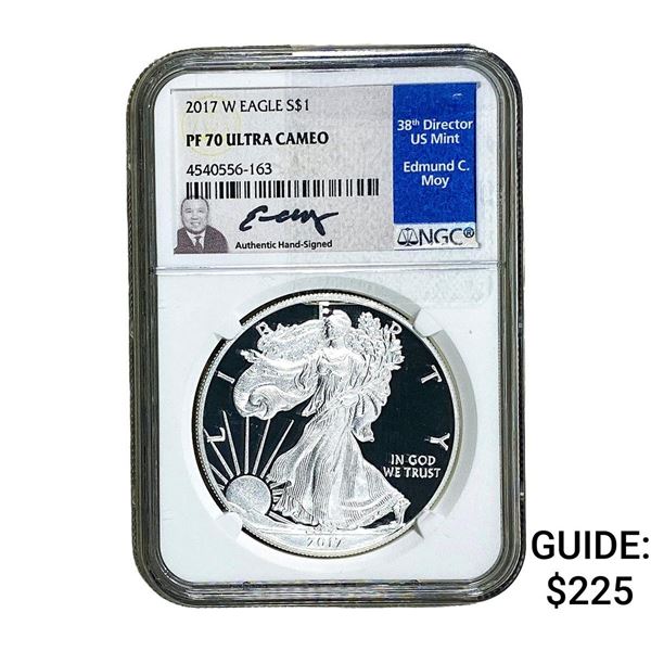 2017 Silver Eagle NGC PF70 Ultra Cameo