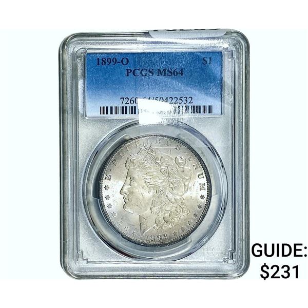1899-O Morgan Silver Dollar PCGS MS64