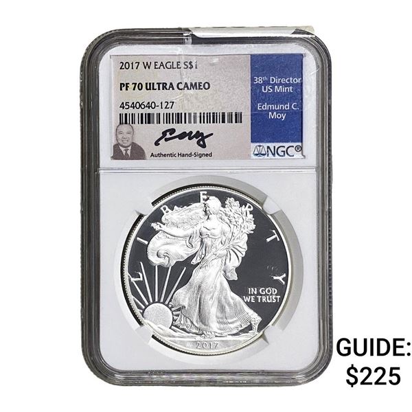 2017 Silver Eagle NGC PF70 Ultra Cameo