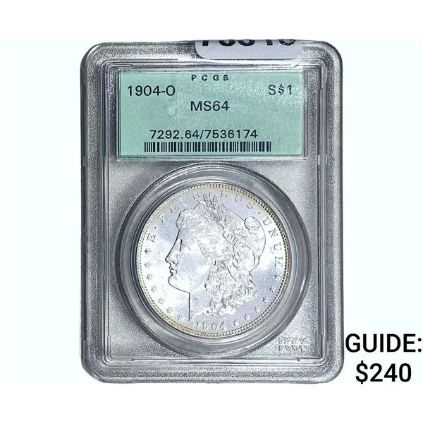 1904-O Morgan Silver Dollar PCGS MS64