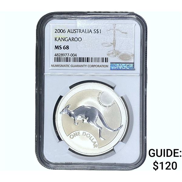 2006 Australia Kangaroo NGC MS68