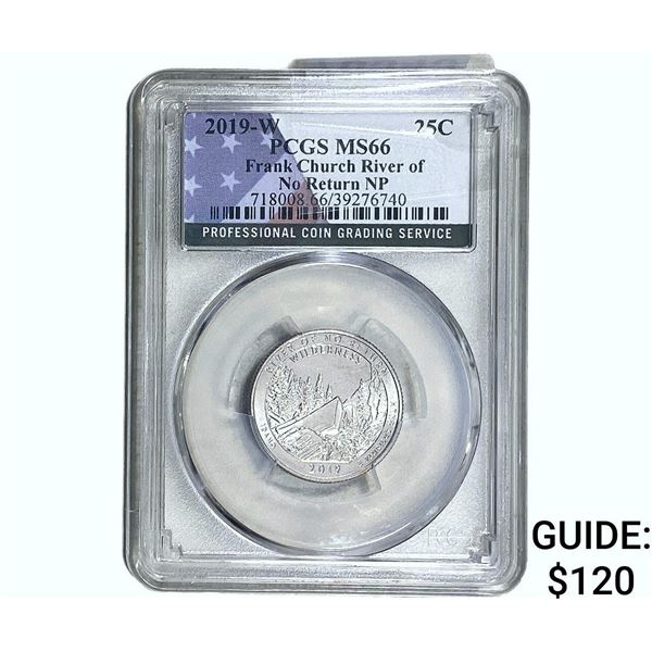 2019-W River of No Return NP PCGS MS66