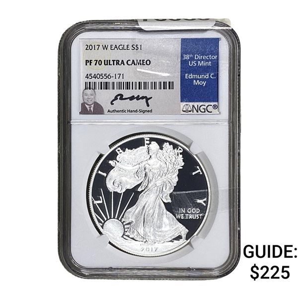 2017 Silver Eagle NGC PF70 Ultra Cameo