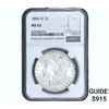 Image 1 : 1884-CC Morgan Silver Dollar NGC MS62