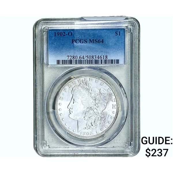 1902-O Morgan Silver Dollar PCGS MS64