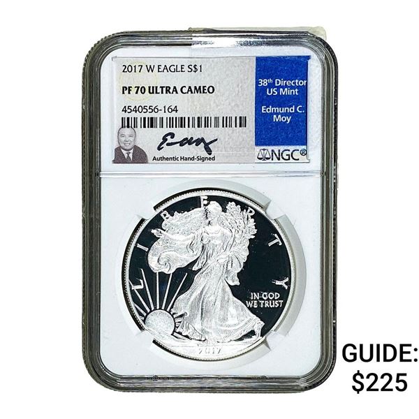 2017 Silver Eagle NGC PF70 Ultra Cameo