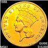 Image 1 : 1888 $3 Gold Piece UNCIRCULATED