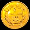 Image 2 : 1888 $3 Gold Piece UNCIRCULATED