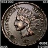 Image 1 : 1873 DDO Cl 3 Indian Head Cent HIGH GRADE
