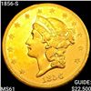 1856-S $20 Gold Double Eagle UNCIRCULATED