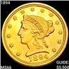 1894 $2.50 Gold Quarter Eagle GEM BU