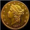 Image 2 : 1880 $20 Gold Double Eagle CHOICE BU+