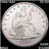 Image 1 : 1844/1844 FS-301 Seated Liberty Half Dollar CHOICE BU