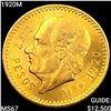 Image 1 : 1920M Gold Mexican 10 Peso RARE DATE SUPERB GEM BU