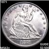 Image 1 : 1871 Seated Liberty Half Dollar CHOICE BU+