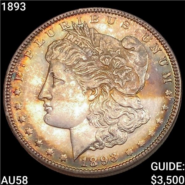 1893 Morgan Silver Dollar CHOICE AU