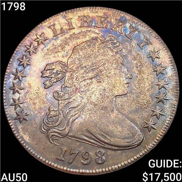 1798 Draped Bust Dollar CLOSELY UNCIRCULATED