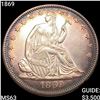 Image 1 : 1869 Seated Liberty Half Dollar CHOICE BU