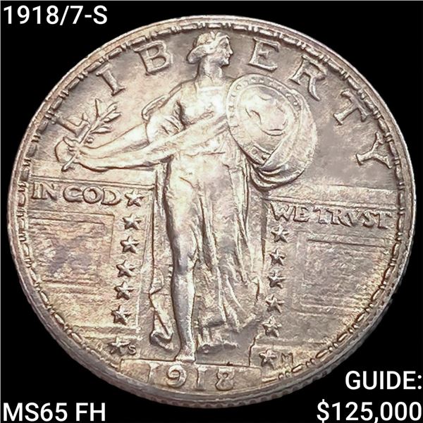 1918/7-S Standing Liberty Quarter GEM BU FH
