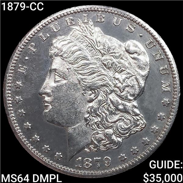 1879-CC Morgan Silver Dollar CHOICE BU DMPL