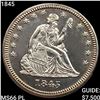 Image 1 : 1845 Seated Liberty Quarter GEM BU PL