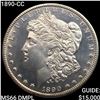 Image 1 : 1890-CC Morgan Silver Dollar GEM BU DMPL