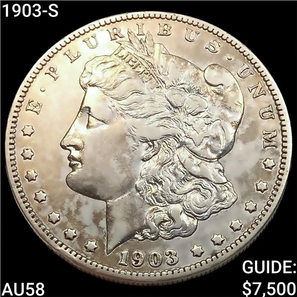 1903-S Morgan Silver Dollar CHOICE AU