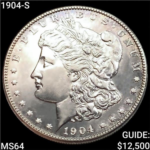 1904-S Morgan Silver Dollar CHOICE BU