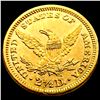 Image 2 : 1886 $2.50 Gold Quarter Eagle CHOICE BU