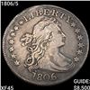 Image 1 : 1806/5 Draped Bust Quarter NEARLY UNCIRCULATED