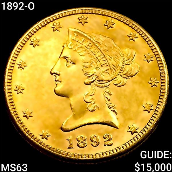 1892-O $10 Gold Eagle CHOICE BU