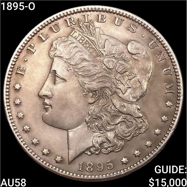 1895-O Morgan Silver Dollar CHOICE AU