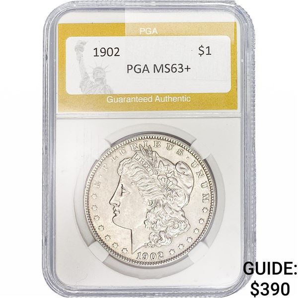 1902 Morgan Silver Dollar PGA MS63+