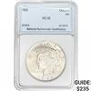 Image 1 : 1922 Silver Peace Dollar NNC MS65