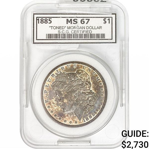 1885 Morgan Silver Dollar SCG MS67