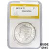 Image 1 : 1878 8TF Morgan Silver Dollar PGA MS64
